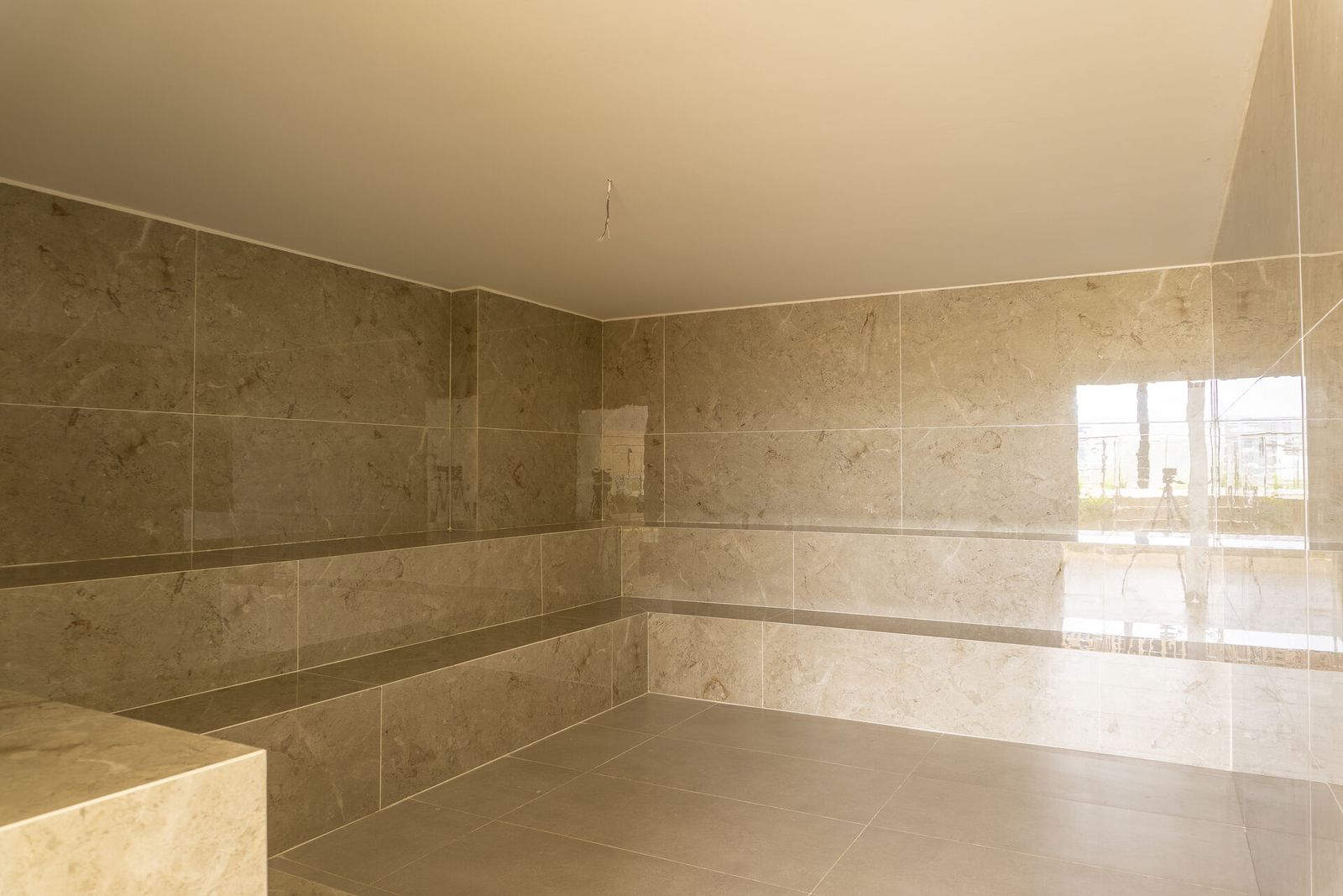 Sauna at the Delventto building in Santa Marta